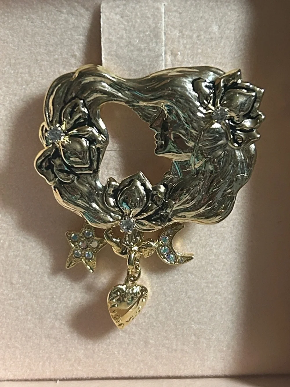Kirks Folly‎ Fair Godmother Brooch - Vintage in Box